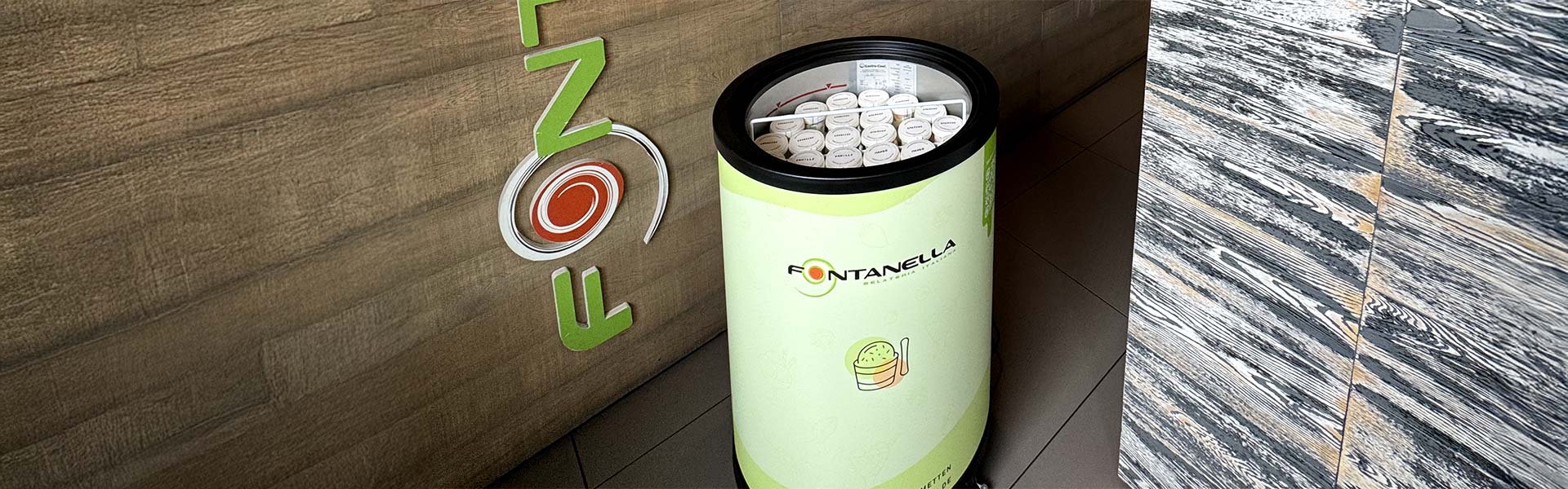 Die Fontanella Eistonne mieten Die Fontanella Eistonne mieten